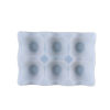 Picture of Silicone Resin Mold For Jewelry Making Egg Grid Storage Ornaments White 14.5cm x 10cm, 1 Piece