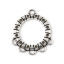 Picture of Zinc Based Alloy Connectors Circle Ring Antique Silver Color Circle 28mm x 25mm, 10 PCs