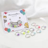 Picture of (doreenbox)Zinc Based Alloy Knitting Stitch Markers Circle Ring At Random Mixed 16mm x 14mm, 1 Set ( 10 PCs/Set)