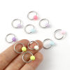 Picture of (doreenbox)Zinc Based Alloy Knitting Stitch Markers Circle Ring At Random Mixed 16mm x 14mm, 1 Set ( 10 PCs/Set)