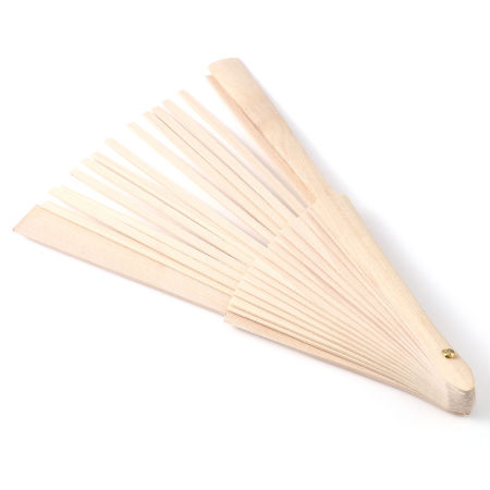 Wood Fan Bone Natural 23cm, 1 Bundle