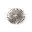 Picture of Zinc Based Alloy Metal Sewing Buttons Oval Antique Silver Color Carved Pattern Carved 25mm x 22mm, 30 PCs