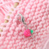 Imagen de Aleación de Zinc & Arcilla del Polímero Knitting Stitch Markers Fruta Al Azar 32mm, 1 Juego ( 6Unidades/Juego)