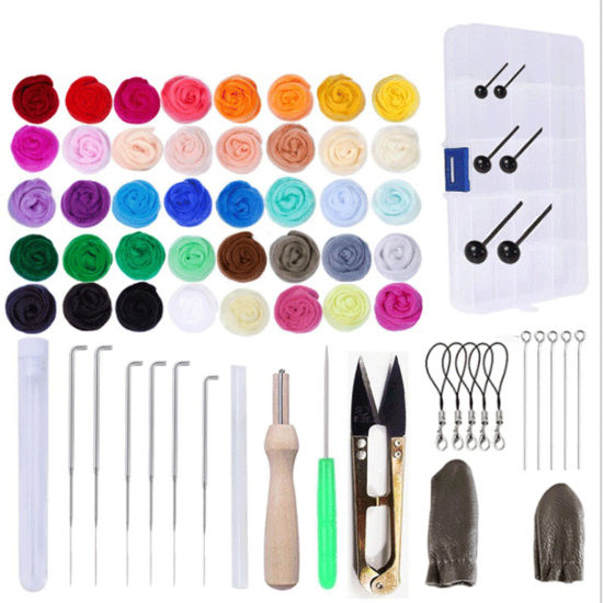 Picture of Felt Neddle Felting Wool Felt Tools Craft Accessories Multicolor 1 Set