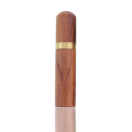 Picture of Natural Wood Needle Storage Tools Cylinder Multicolor 8.5cm x 1.8cm, 1 Piece