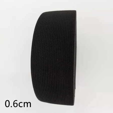 Image de Polyester Bande Elastique Noir & Blanc 1 Rouleau 5 Yards/Rouleau)