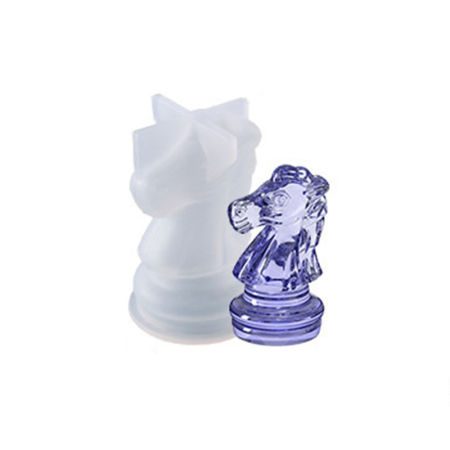 Picture of Silicone Resin Mold For Jewelry Making Chess White 1 Piece