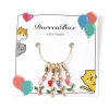 Picture of Doreenbox Zinc Based Alloy Knitting Stitch Markers Gold Plated Multicolor Rose Flower Enamel 3.2cm x 0.9cm, 1 Set ( 4 PCs/Set)