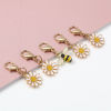 Image de Marqueur de Maille Insecte en Alliage de Zinc Doré Multicolore Abeille Émail 28mm x 11mm, 1 Kit ( 5PCs/Kit)
