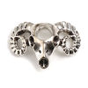 Picture of Zinc Based Alloy Spacer Beads Antique Silver Color Taren About 27mm x 19mm, Hole: Approx 4.8mm, 20 PCs