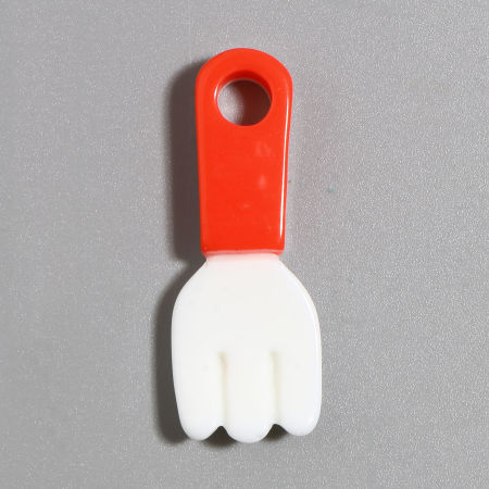 Image de Pendentifs en Résine Fourchette Rouge 35mm x 14mm, 10 Pcs