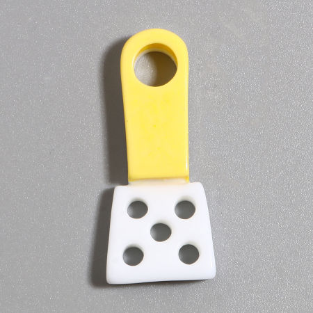 Image de Pendentifs en Résine Pelle Jaune 30mm x 13mm, 10 Pcs