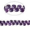 Imagen de Ágata Cuentas Flojas Gota Morado 13mm x 13mm, Agujero: acerca de 1.2mm, 36.9cm 49 unidades por 1 Sarta