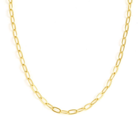 Picture of Brass Necklace 18K Real Gold Plated 1 Piece