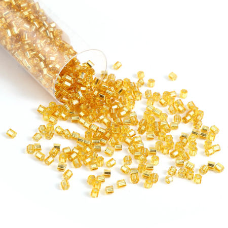 Picture of TOHO 11/0 H 22B Glass Seed Seed Beads Hexagon Orange About 2mm x 2mm, Hole: Approx 0.6mm, 1 Bottle