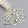 Bild von Glas Rocailles Perlen Hell Champagner Oval 5mm x 4.5mm, Loch: 1.5mm, 1 Flasche