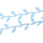 Immagine di DIY Artegianto Foglia Ghirlanda Nastro di tessuto per fascia Blu Chiaro 25mm, 10 M