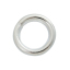 Picture of 1000 PCs 6mm Dia., 1mm(18 gauge) Iron Based Alloy Open Jump Rings Findings For Jewelry Making Silver Plated Round