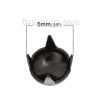 Picture of Brass Spike Rivets Studs Round Dome Gunmetal 5mm( 2/8") Dia, 500 PCs