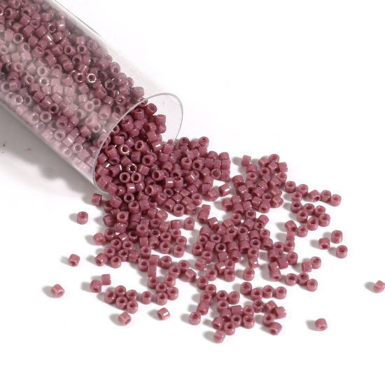 Picture of Miyuki 11/0 265 Glass Seed Beads Round Lavender Pink About 2mm Dia., Hole: Approx 0.7mm, 1 Bottle
