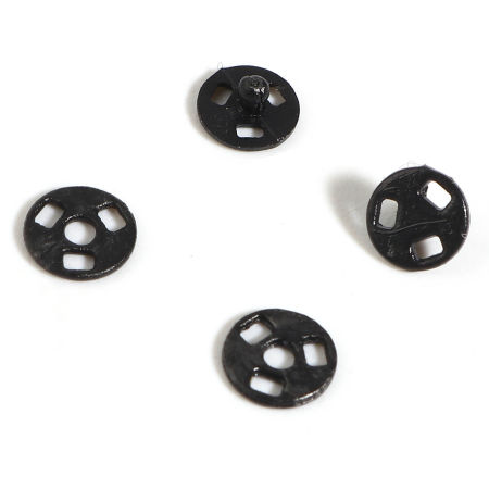 Picture of Plastic Hidden Button Multicolor Round 4mm Dia., 30 Sets