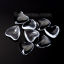Imagen de Transparente Dome Seals Cabochon Vidrio Corazón Flatback Claro 16mm x 16mm, 50 Unidades