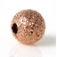 Bild von Messing Zwischenperlen Spacer Perlen rund Rosegold Sternenstaub ca. 4mm D. Loch:ca. 1.2mm 100 Stück