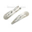 Imagen de Pinzas de pelo Hierro de Gota y Tono de Plata 39mm x 11mm, 100 Unidades