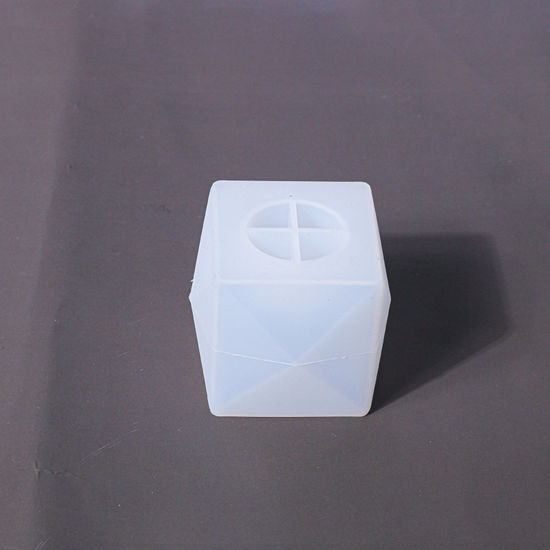 Imagen de Silicona Molde Geométrico Blanco 6.6cm x 5.9cm, 1 Unidad
