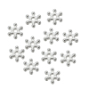 Picture of Zinc Based Alloy Spacer Beads Hexagram Silver Plated About 7mm x 6mm, 200 PCs