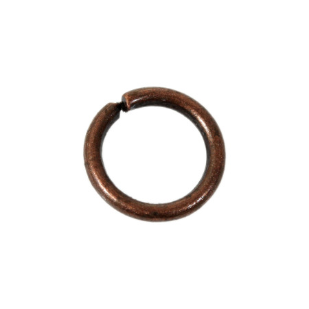 1000 PCs 5mm Dia., 1mm(18 gauge) Iron Based Alloy Open Jump Rings Findings For Jewelry Making Antique Copper Round