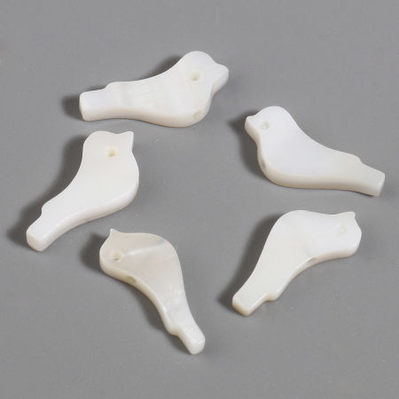 Picture of Natural Shell Loose Beads Animal Multicolor 5 PCs
