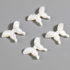 Picture of Insect Natural Shell Loose Beads Butterfly Animal White About 20mm x 14mm, Hole:Approx 0.7mm, 1 Piece