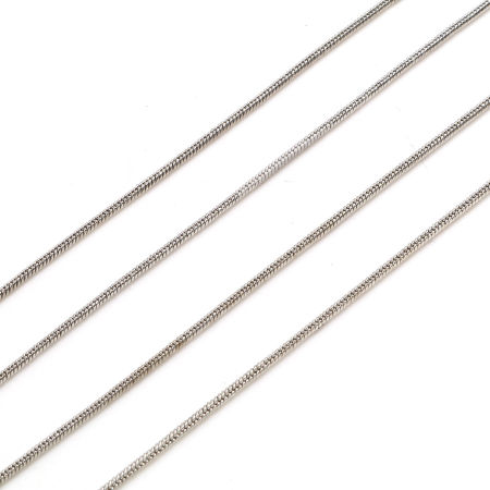 Picture of Iron Based Alloy Snake Chain Findings Multicolor 2 M