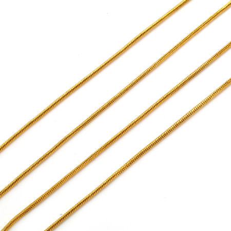 Picture of Iron Based Alloy Snake Chain Findings Multicolor 2 M