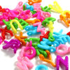 Picture of Acrylic Charms Capital Alphabet/ Letter At Random Color Mixed 22mm x 15mm - 20mm x 12mm, 100 PCs