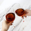 Picture of Zinc Based Alloy Wine Glass Charms Round Star Mixed Color With Cloth Bag 4.5cm x 3cm, 1 Set (Approx 10 PCs/Set)
