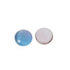 Picture of Glass Dome Seals Cabochon Round Flatback Multicolor At Random Mixed Neon Pattern Transparent 10mm( 3/8") Dia, 10 PCs