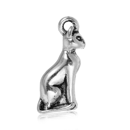 Picture of Zinc Based Alloy Charms Antique Silver Color Animal