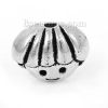 Picture of Zinc Based Alloy 3D Beads Boy Head Antique Silver Color About 12mm x 9mm, Hole: Approx 1.8mm, 30 PCs