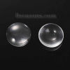 Imagen de Dome Seals Cabochon Vidrio de Ronda ， Transparente 32mm Diámetro: 10 Unidades