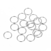 Picture of Stainless Steel Opened Jump Rings Findings Round Silver Tone 12mm( 4/8") Dia, 200 PCs