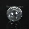 Picture of Transparent Glass Miniature Globe Bubble Bottle Vial Lightbulb Clear 14mm Dia., 5 PCs