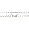 Image de Colliers de Chaînes en Alliage de Fer Chaîne Maille Forçat Argenté 82.0cm long, Taille de chaînon: 4mm Dia., 1 Pièce