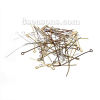 Picture of Iron Based Alloy Eye Pins Fixed Mixed 5cm(2") - 3cm(1 1/8") long, 0.7mm ( 21 gauge), 1 Set (1000 PCs/Set)