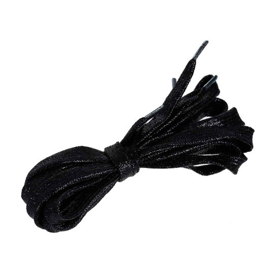 Picture of PET Athletic Sport Shoelace Black 108cm(42 4/8"), 2 PCs