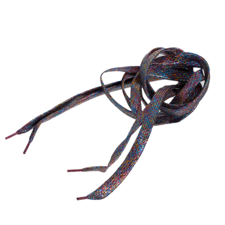 PET Cuerda Deporte Zapato Multicolor 108cm, 2 Unidades