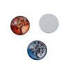 Picture of Glass Dome Seals Cabochon Round Flatback At Random Mixed Tree of Life Pattern Transparent 20mm( 6/8") Dia, 10 PCs