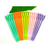 Picture of 20 PCs Plastic Sweater Sewing Needles At Random Mixed Color 7cm(2 6/8") long