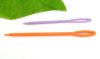 Bild von Pullover-Nähnadeln aus Kunststoff, gemischte Farbe, 9,5 cm, 7 cm lang, 1 Set (20 Stück/Set)